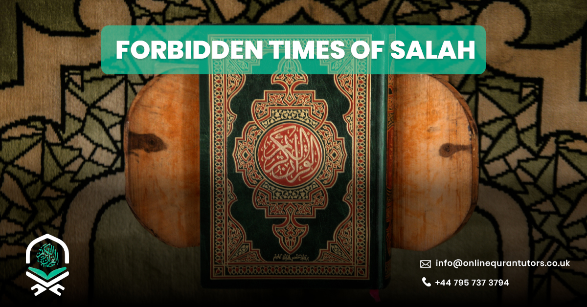 Forbidden times of Salah