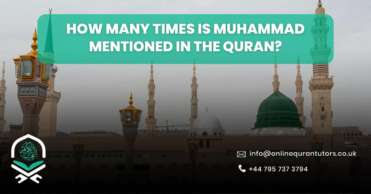 How Many Times Is Muhammad Mentioned In The Quran