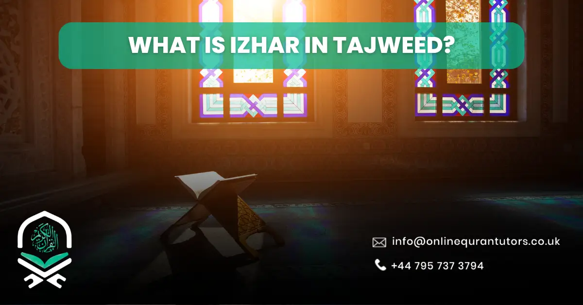 What is Izhar in Tajweed